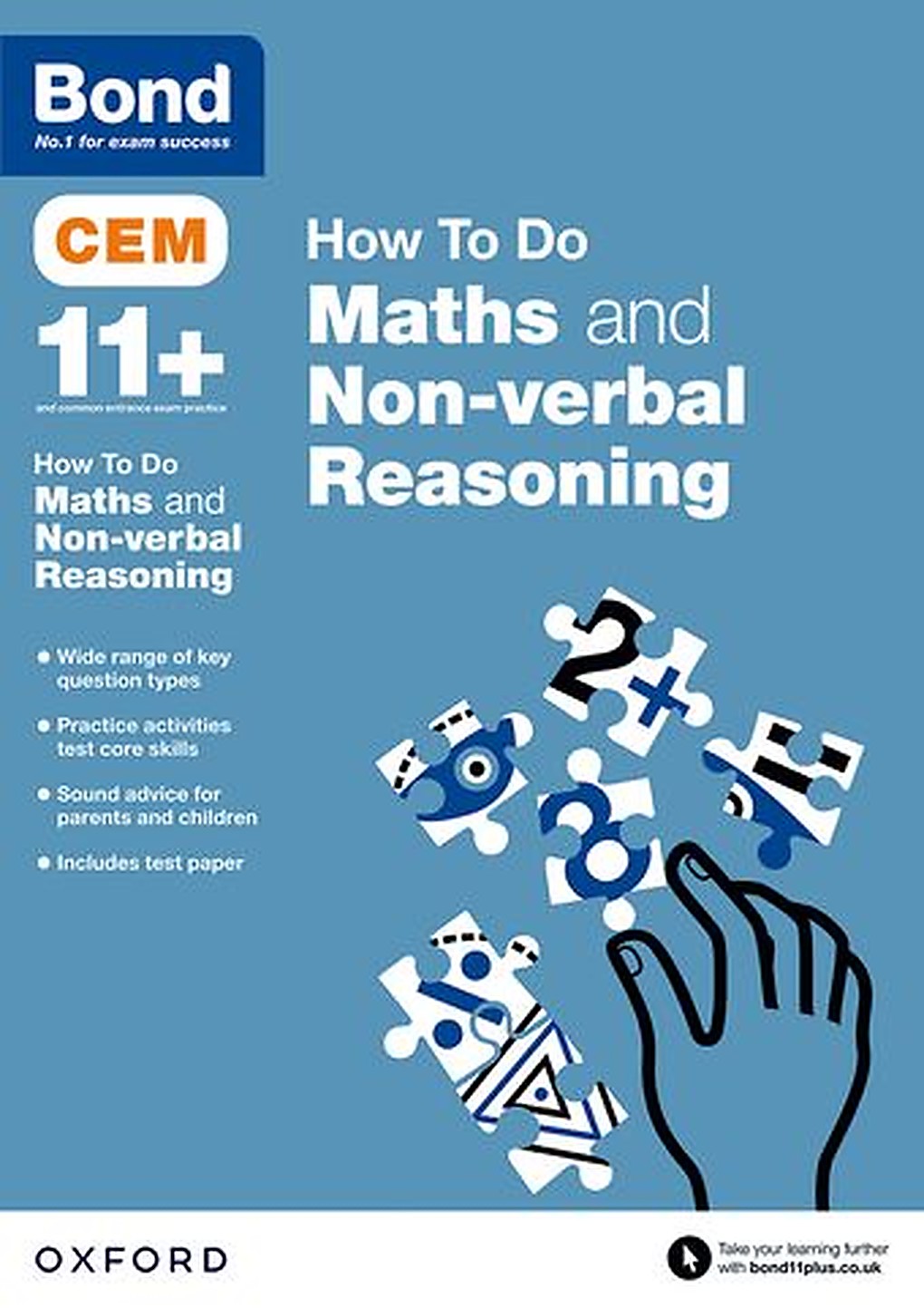 Bond 11 Maths and Nonverbal Reasoning CEM How to Do cover