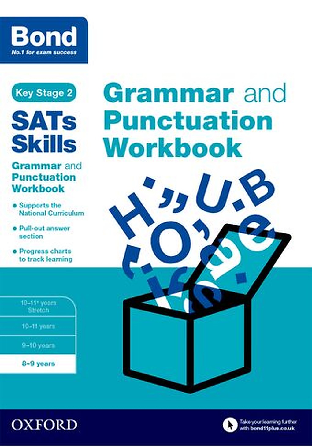 Bond Grammar and Punctuation Workbook 8-9 Years cover