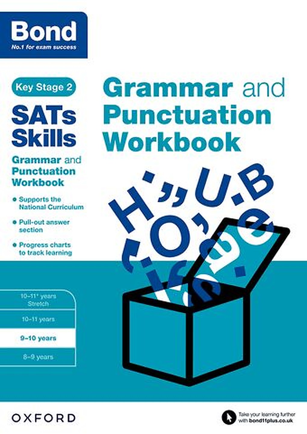 Bond Grammar and Punctuation Workbook 9-10 Years cover