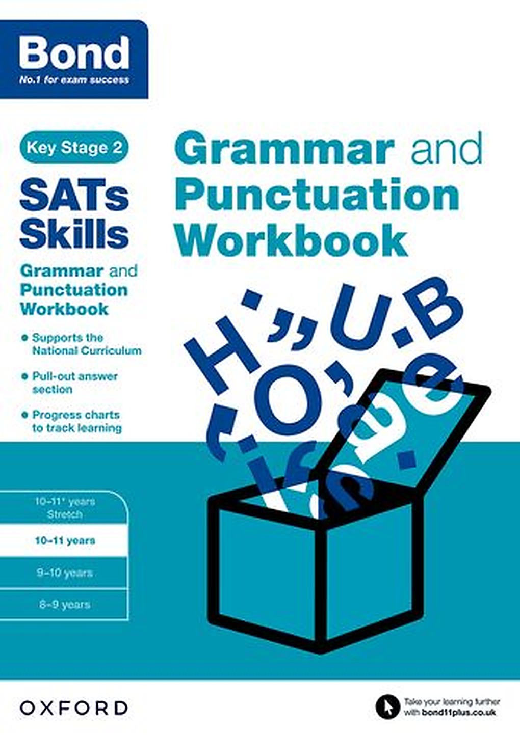 Bond Grammar and Punctuation Workbook 10-11 Years cover
