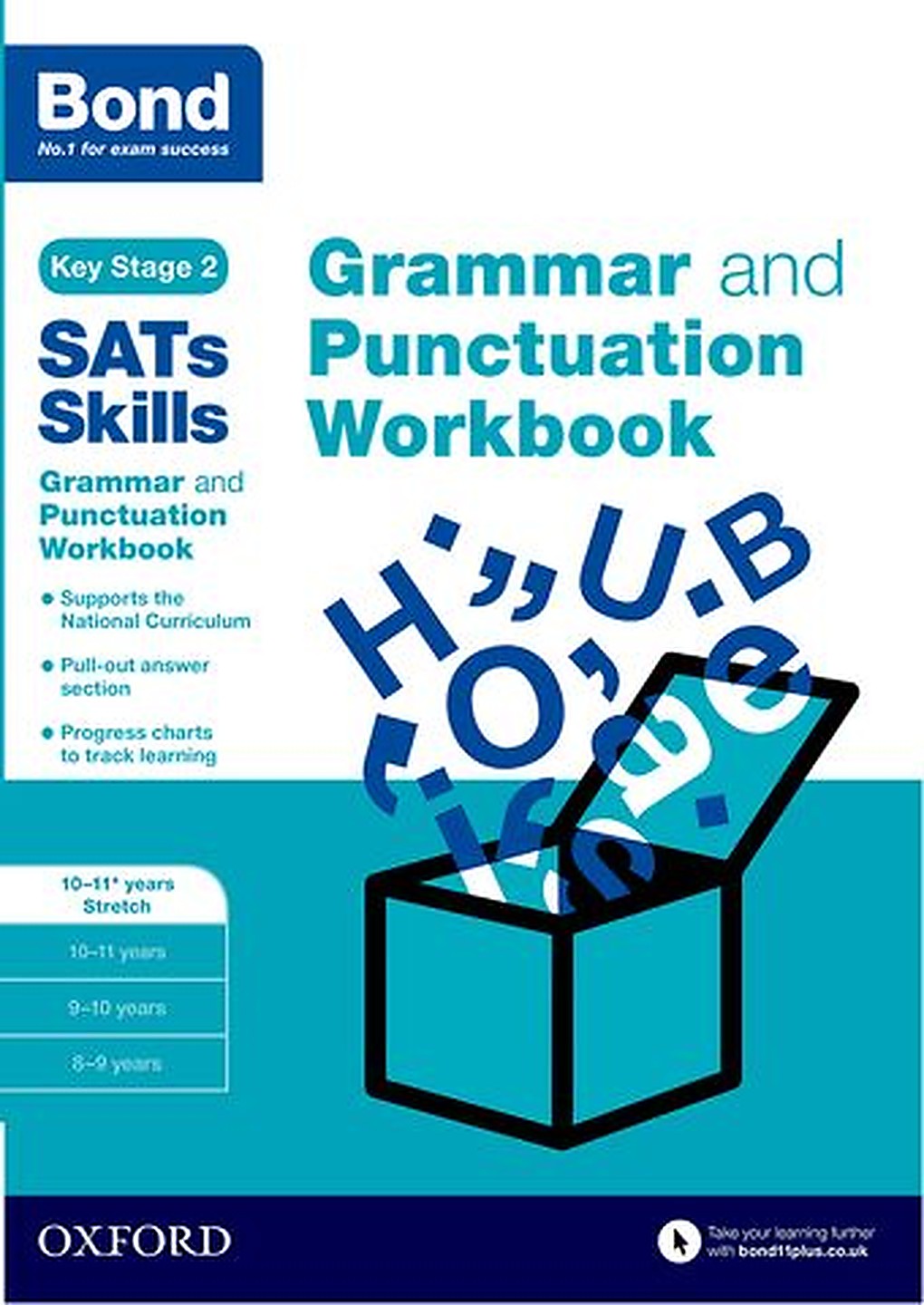 Bond Grammar and Punctuation Workbook 10-11 Years Stretch cover