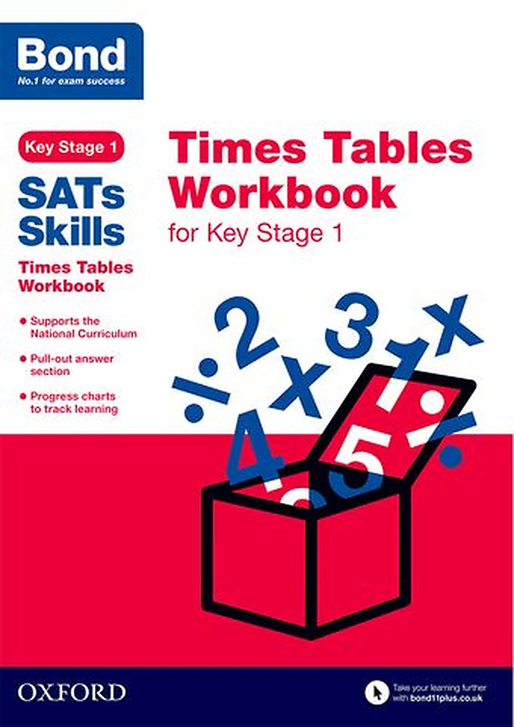 Bond Skills Times Tables Workbook for Key Stage 1 cover