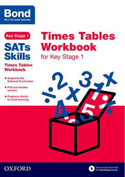 Bond Skills Times Tables Workbook for Key Stage 1 cover