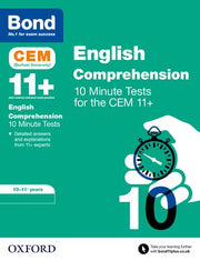 BOND 11+ CEM Comprehension 10 Minute Tests 10-11 Years