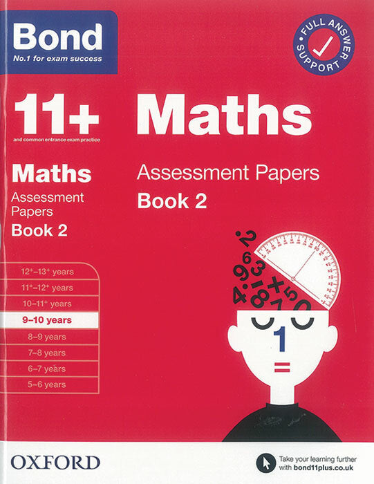 Bond 11+ Maths Assessment Papers 9-10 Years Book 2 cover