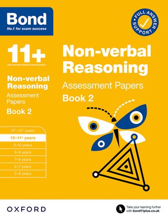 Bond 11+ Non-verbal Reasoning Assessment Papers 10-11 Years Bk 2