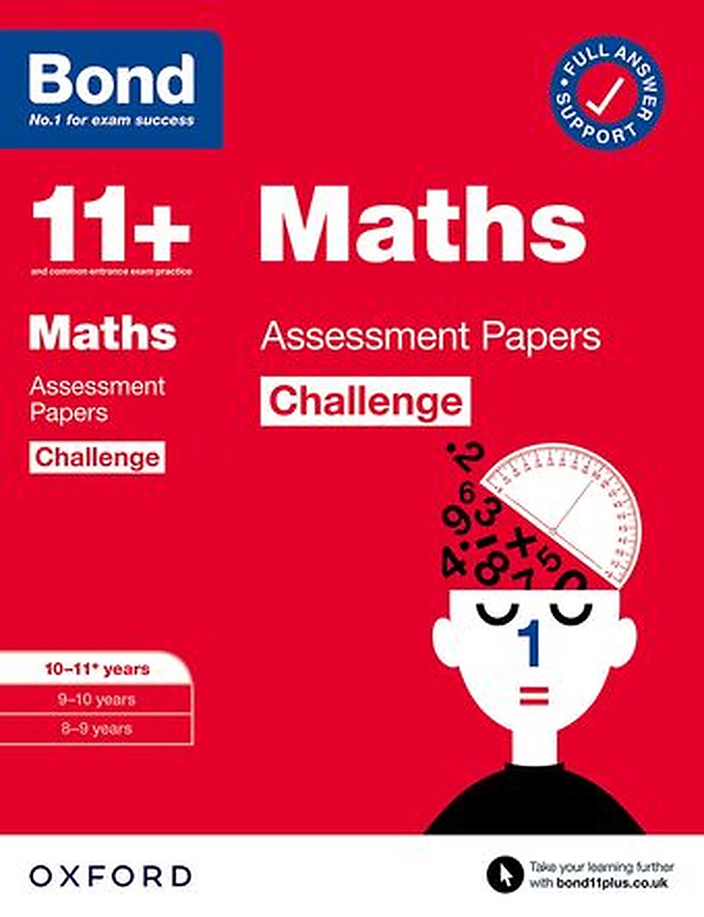 Bond 11+ Maths Challenge Assessment Papers 10-11 years cover