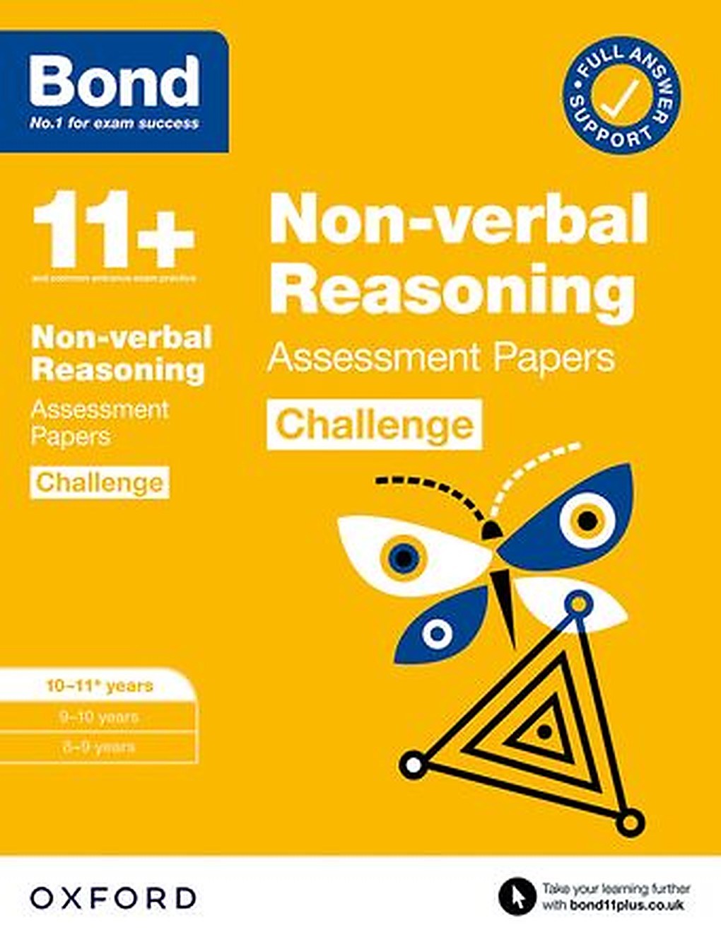 Bond 11+ Non-verbal Reasoning Challenge Assessment Papers 10-11 years cover