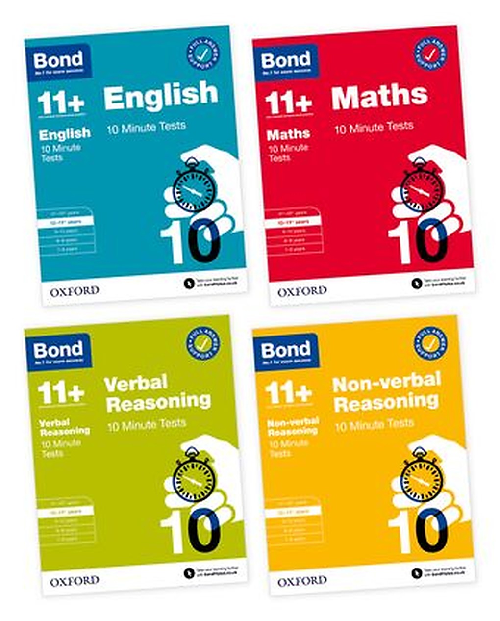 Bond 10 Minute Tests 10-11+ years Pack cover