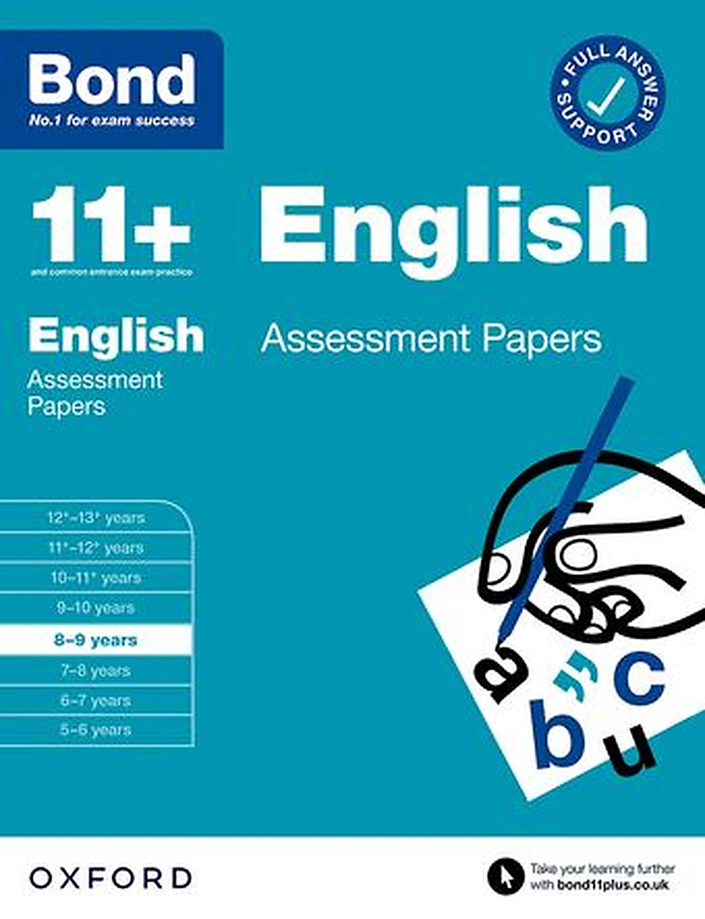 Bond 11+ English Assessment Papers 8-9 years cover