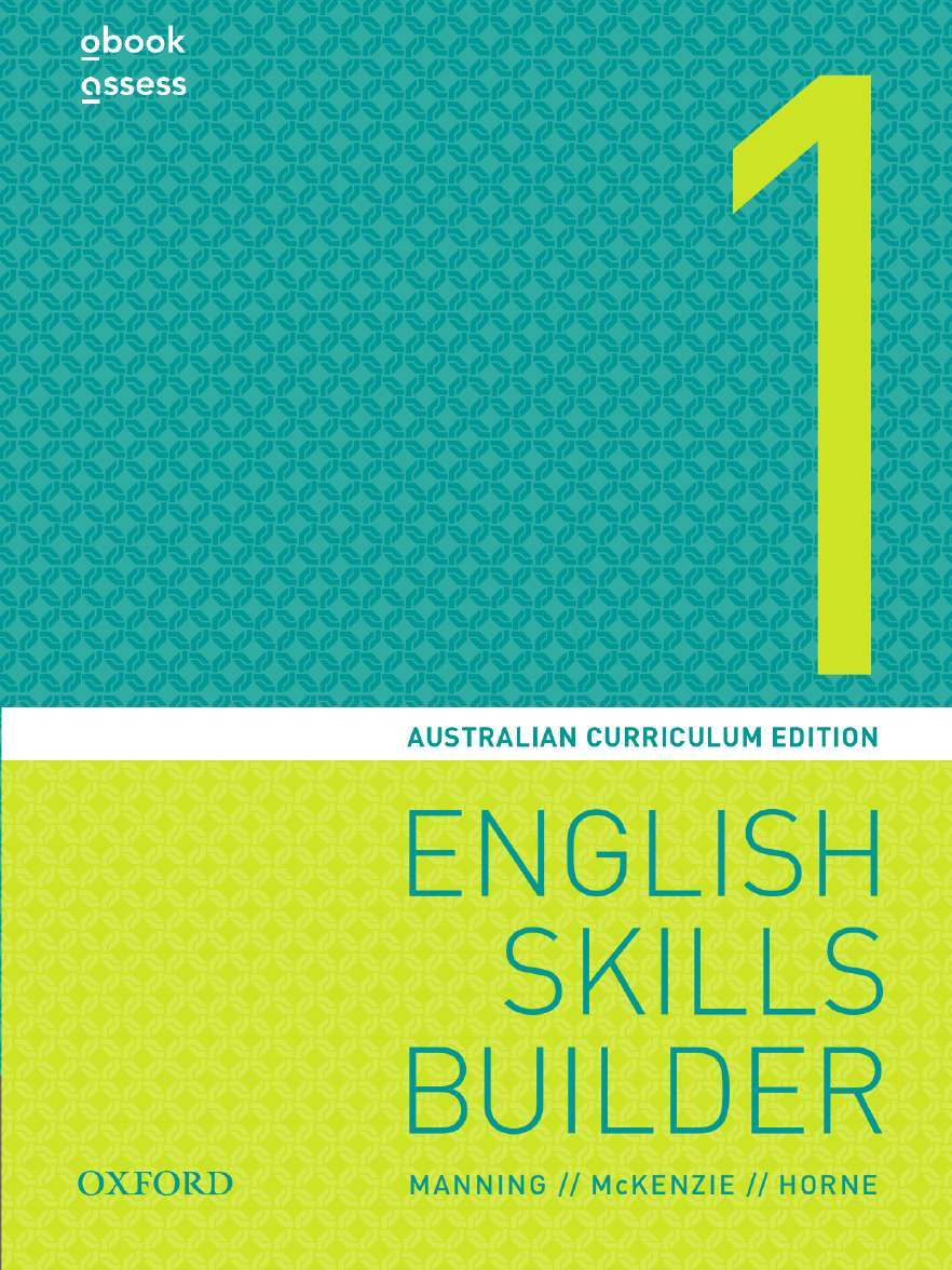 English Skills Builder 1 - Australian Curriculum Edition: Student Book + obook/assess (Print & Digital)