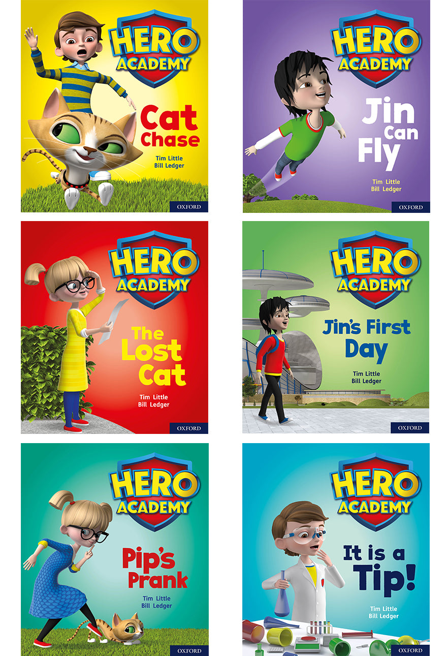 Hero Academy - Mixed Packs: Level 1/1+ (Letters and Sounds - Phase 1 & 2, Set 1)