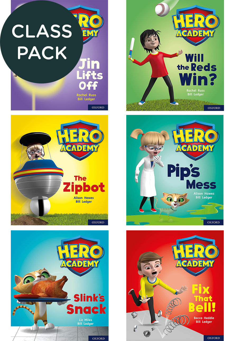 Hero Academy - Class Pack: Level 2 (Letters and Sounds - Phase 3, Sets 6-7+)