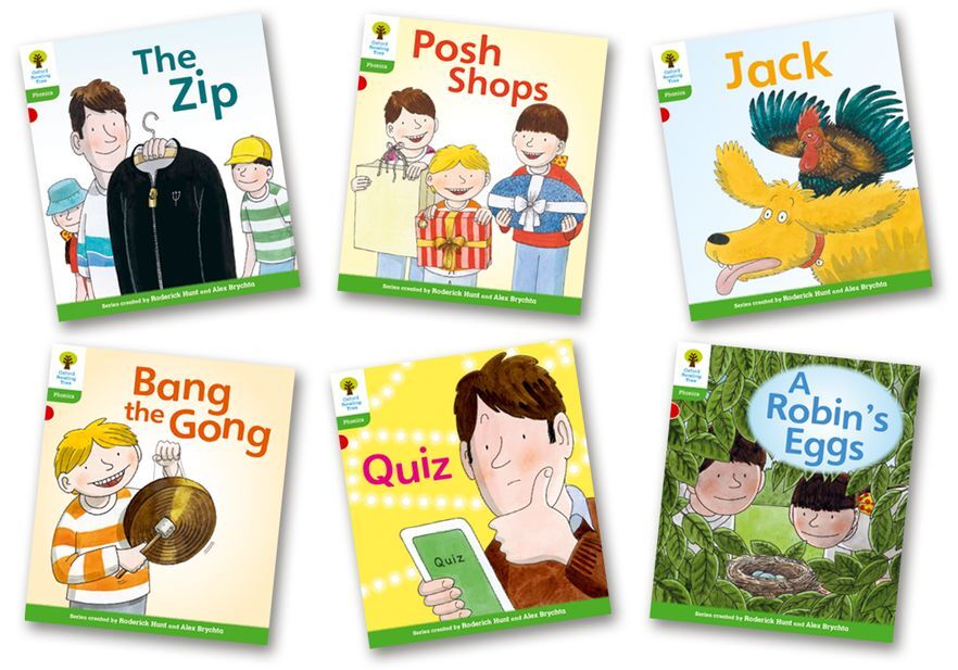 Oxford Reading Tree: Floppy's Phonics (Level 2) - Fiction Set A (Pack of 6)