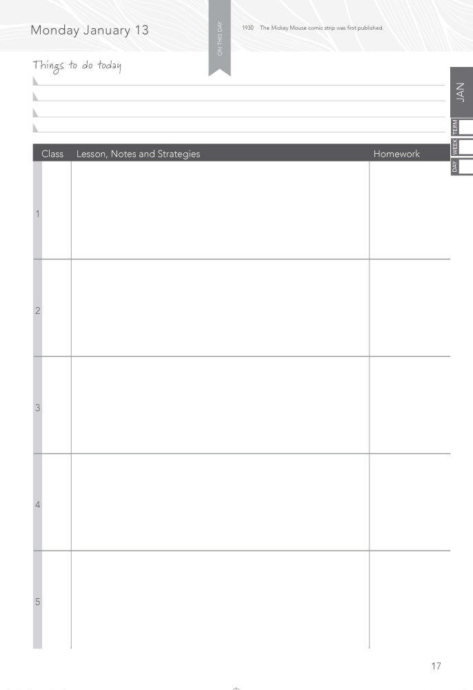 2026 Innovative Teachers' Companion (itc) - Secondary (5 Period)
