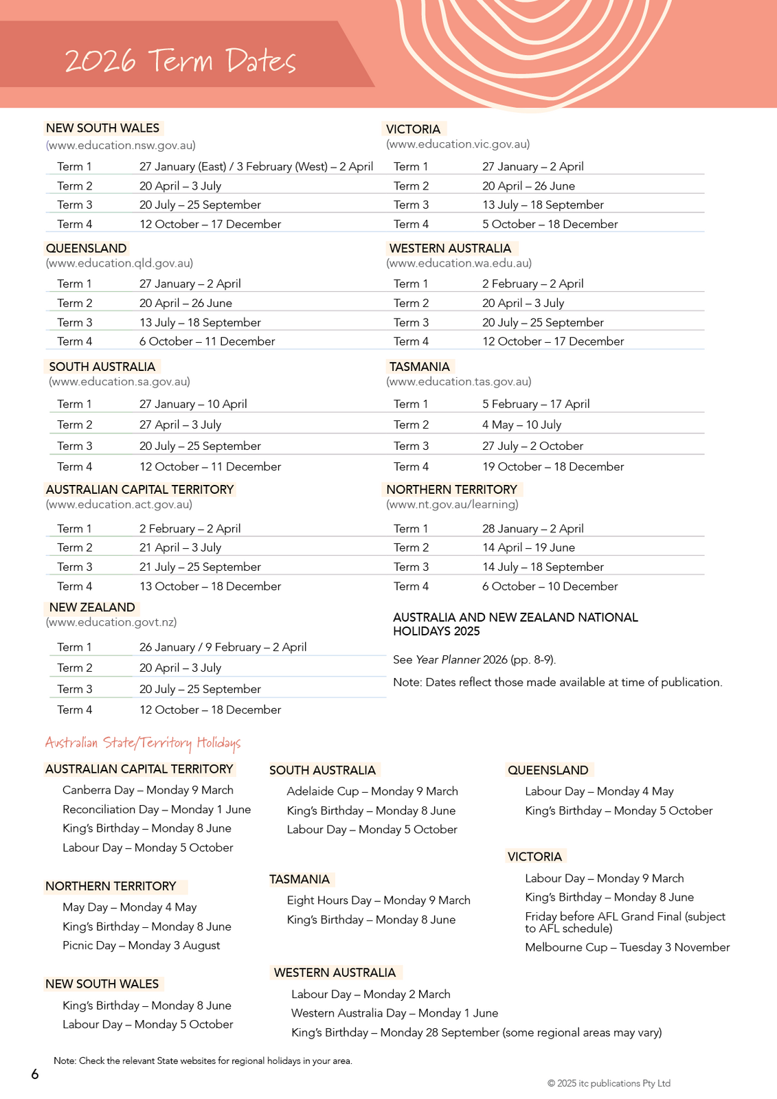 2026 Innovative Teachers' Companion (itc) - Secondary (5 Period)