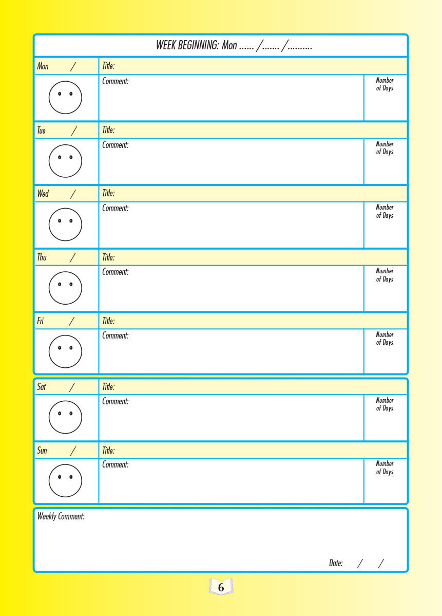 Kluwell My Home Reading Journal - Yellow Level (Junior Primary)