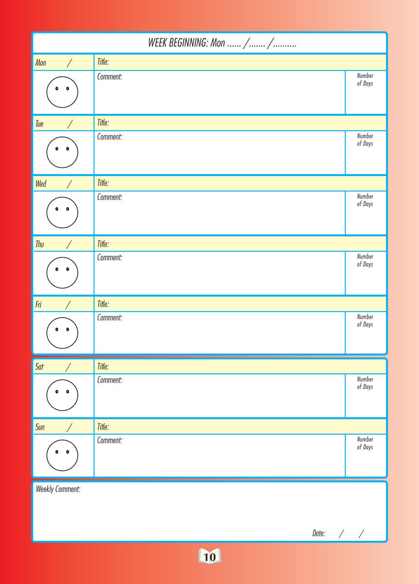 Kluwell My Home Reading Journal - Green Level (Middle Primary)