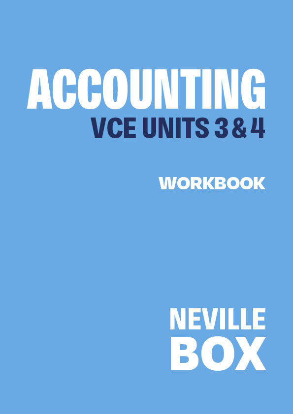 Accounting VCE Units 3&4 (7th Edition) Workbook