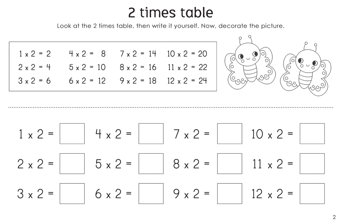 Little Genius Vol. 2 - Mega Activity Pad - Times Tables