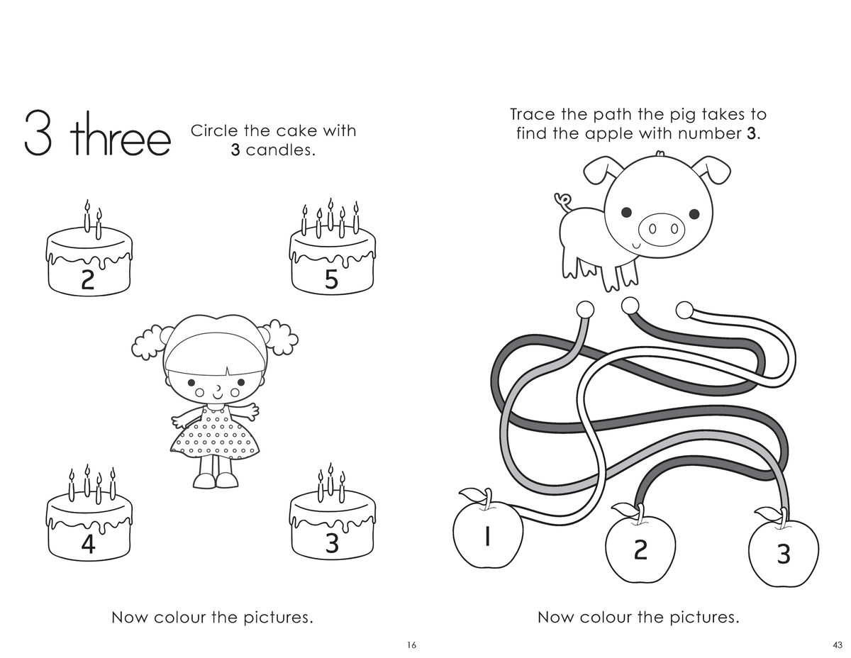 Little Genius Vol. 2 - Small Activity Pad - 123 Fun
