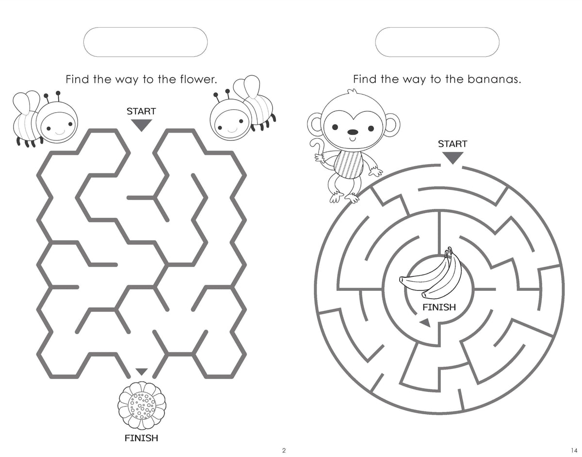 Little Genius Vol. 2 - Small Activity Pad - Mazes