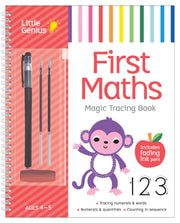 Little Genius Vol. 2 - Fading Ink Magic Tracing Book - First Maths