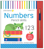 Little Genius Vol. 2 - Pencil Skills Activity Pad - Numbers