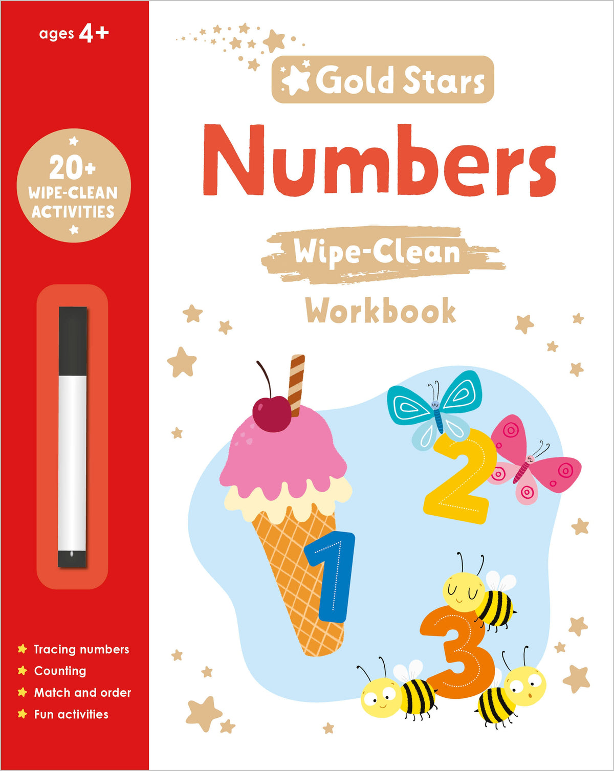 Gold Stars Vol. 3 - Wipe-Clean Book - Numbers