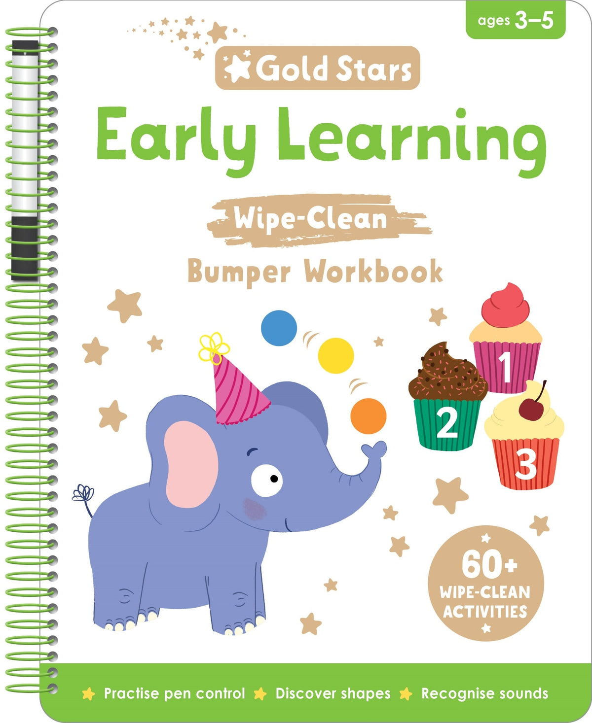 Gold Stars Vol. 3 - Write & Wipe Bumper - Early Learning