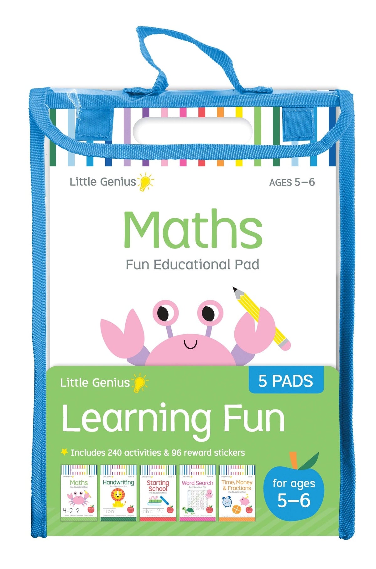 Little Genius Vol. 2 - 5-Pack of Activity Pads - Age 5-6