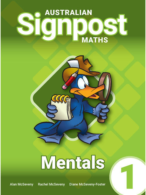 Australian Signpost Maths (Fourth Edition - AC 9.0) - Mentals Book: Year 1