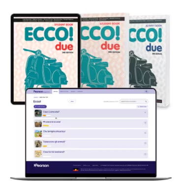 Ecco! due (3rd Edition) - Student Book, eBook, Digital Hub, and Activity Book (Print & Digital)
