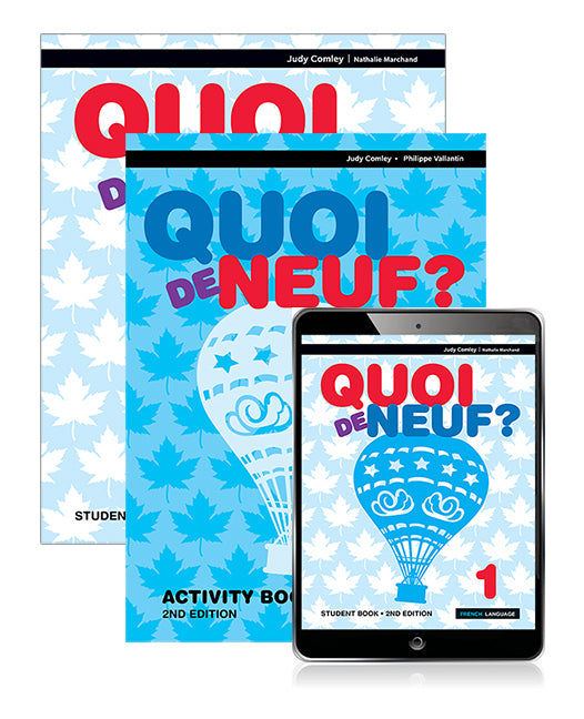 Quoi de Neuf? 1: Student Book, eBook & Activity Book (Print & Digital) - 2nd Edition