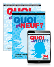 Quoi de Neuf? 3+4: Student Book, eBook & Activity Book (Print & Digital) - 2nd Edition