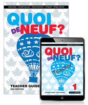 Quoi de Neuf? 1: Teacher Guide & eBook with audio (Print & Digital) - 2nd Edition