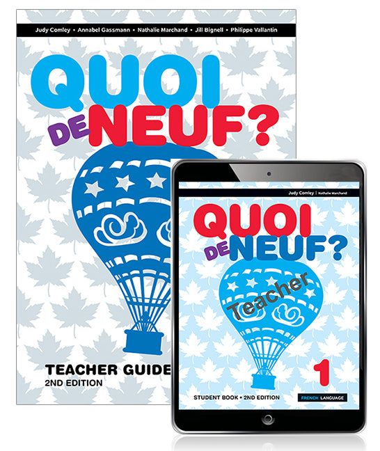 Quoi de Neuf? 1: Teacher Guide & eBook with audio (Print & Digital) - 2nd Edition