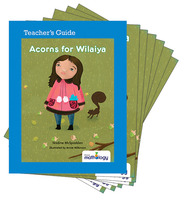 Mathology Little Books - Number: Acorns for Wilaiya (6 Pack with Teacher's Guide)