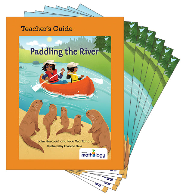 Mathology Little Books - Number: Paddling the River (6 Pack with Teacher's Guide)