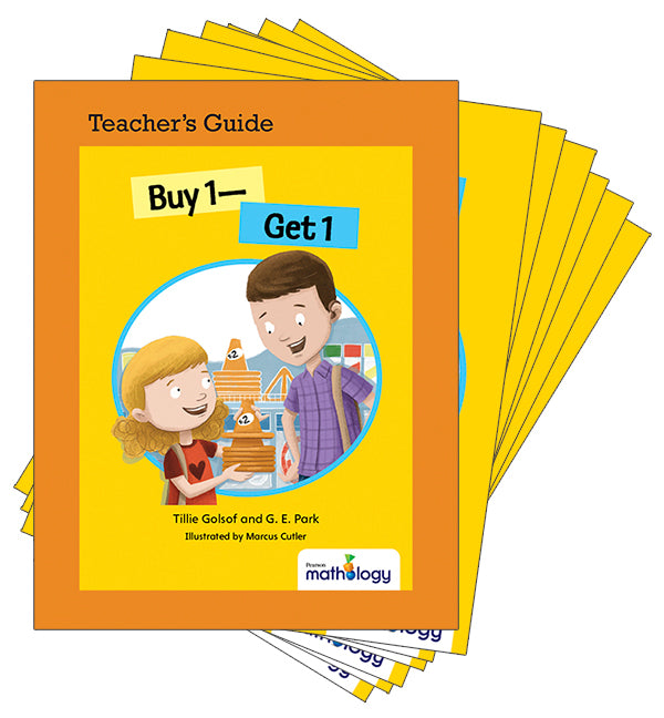 Mathology Little Books - Number: Buy 1 - Get 1 (6 Pack with Teacher's Guide)