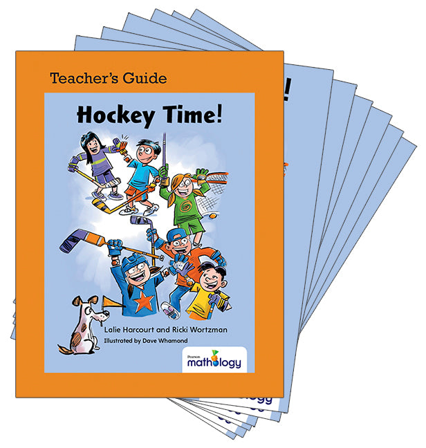 Mathology Little Books - Number: Hockey Time! (6 Pack with Teacher's Guide)
