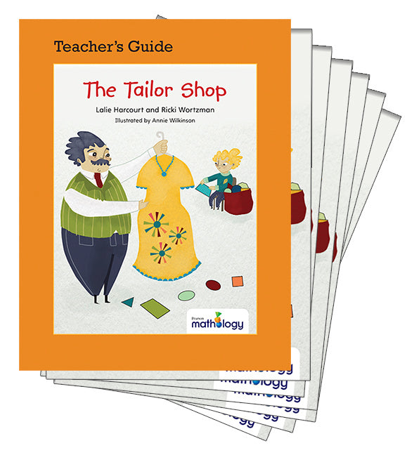 Mathology Little Books - Geometry: The Tailor Shop (6 Pack with Teacher's Guide)