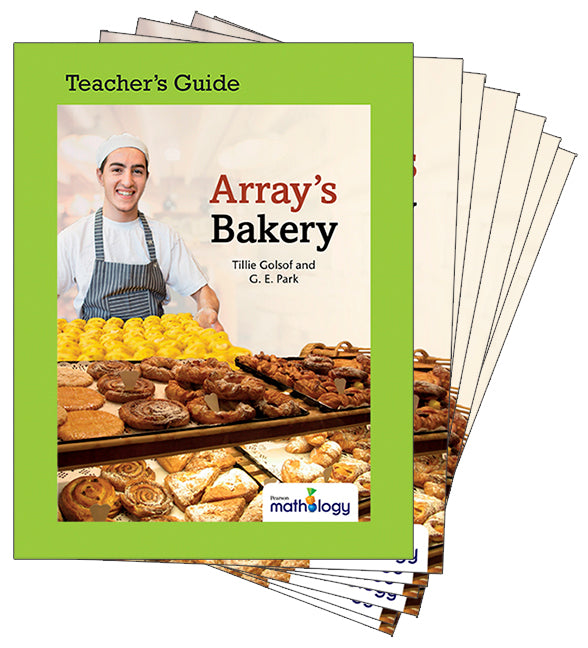 Mathology Little Books - Number: Array’s Bakery (6 Pack with Teacher's Guide)