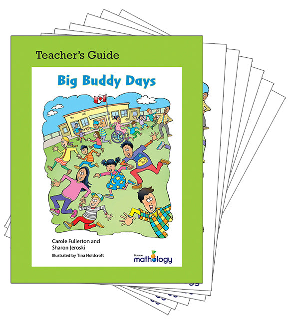 Mathology Little Books - Data Management and Probability: Big Buddy Days (6 Pack with Teacher's Guide)
