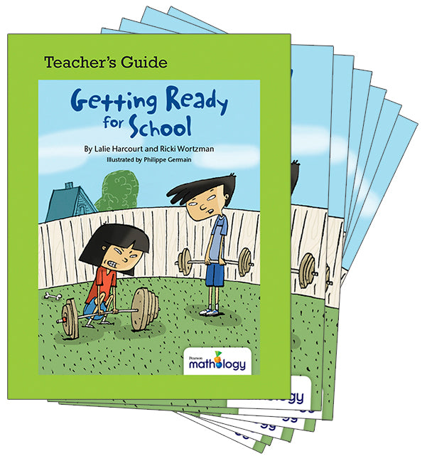 Mathology Little Books - Measurement: Getting Ready for School (6 Pack with Teacher's Guide)