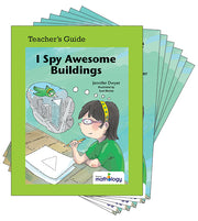 Mathology Little Books - Geometry: I Spy Awesome Buildings (6 Pack with Teacher's Guide)