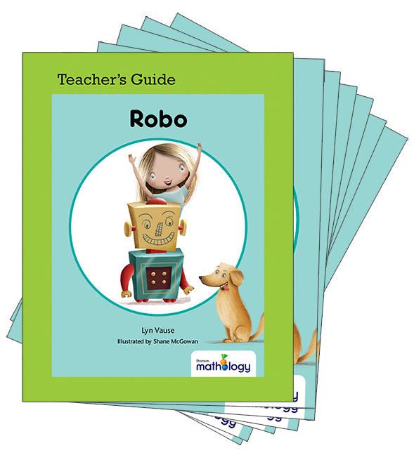 Mathology Little Books - Geometry: Robo (6 Pack with Teacher's Guide)