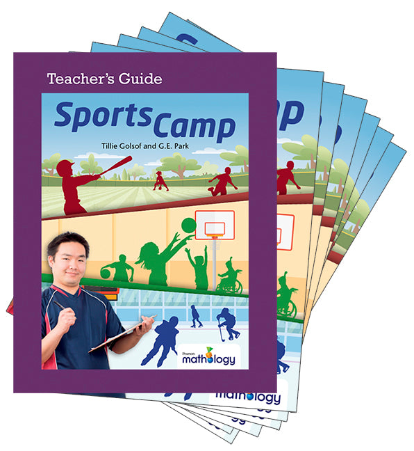 Mathology Little Books - Number: Sports Camp (6 Pack with Teacher's Guide)