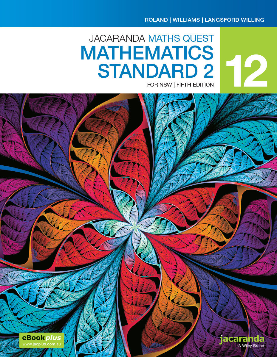 Jacaranda Maths Quest 12 Mathematics Standard 2 for NSW 5e eBookPLUS + Print