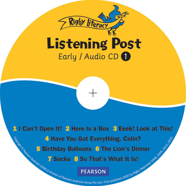 Rigby Literacy - Early Level: Listening Post CD